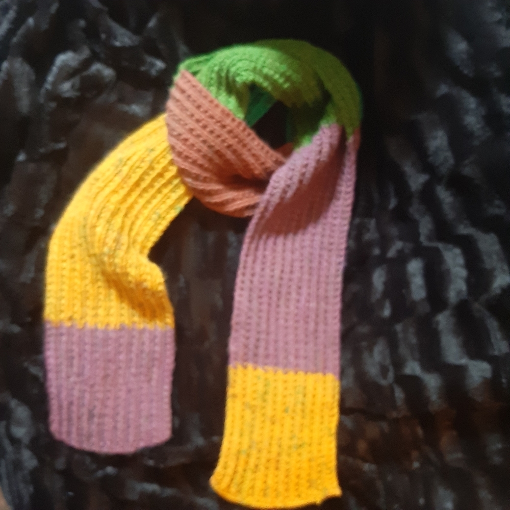 Knitted Fall Scarf